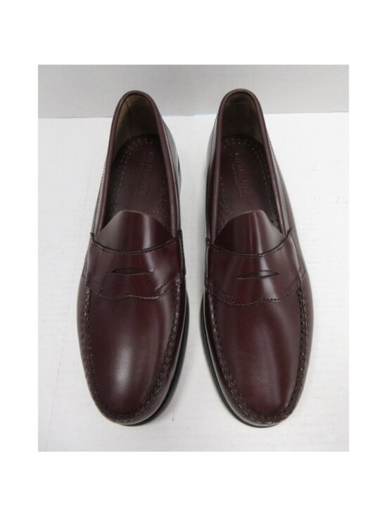 GH Bass Weejuns Shoes 11 D Red Penny Loafer Leather Slip On NEW main image 12